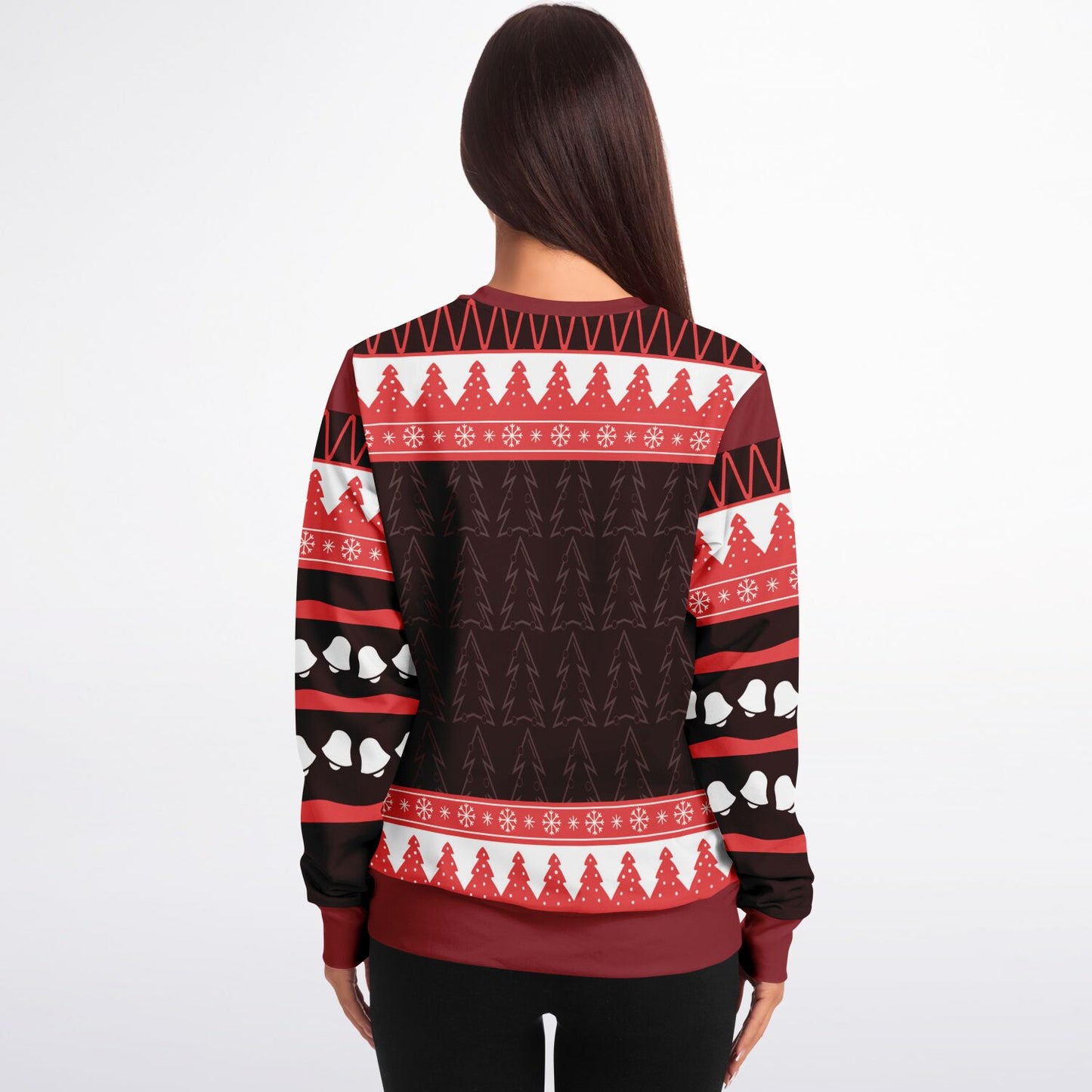 Bottoms Up Santa Funny Sweatshirt