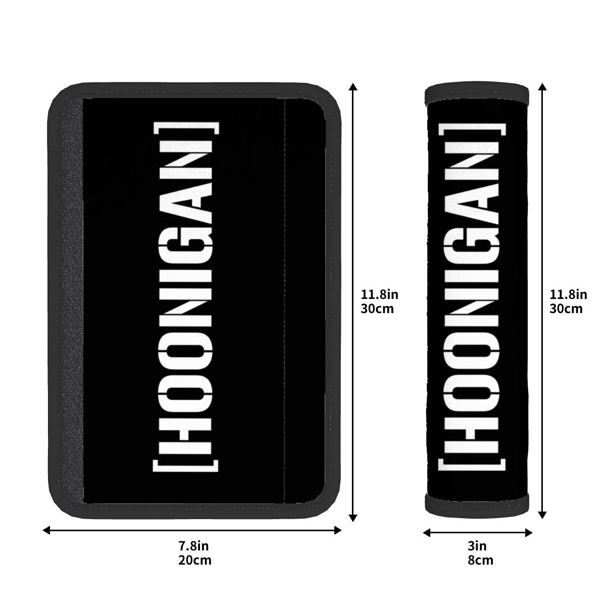 Hoonigan Seat Belt Cover Pad For Adults 2 Pcs