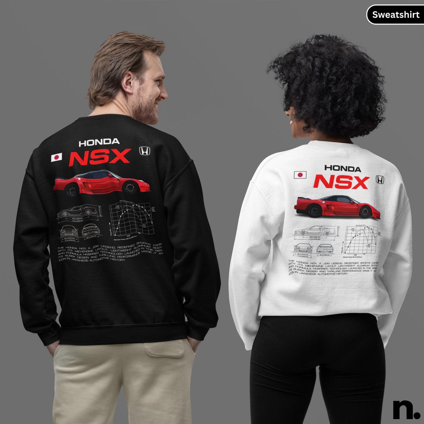 Honda NSX JDM Legend Poster Unisex Sweatshirt