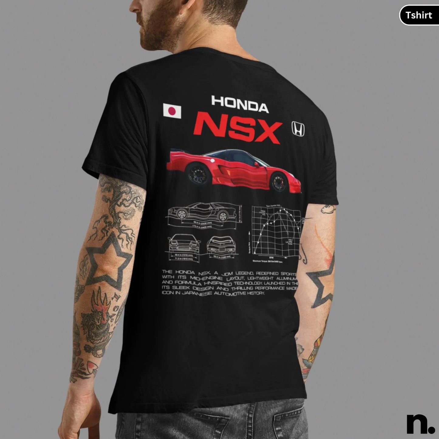 Honda NSX JDM Legend Poster Unisex Cotton Tee
