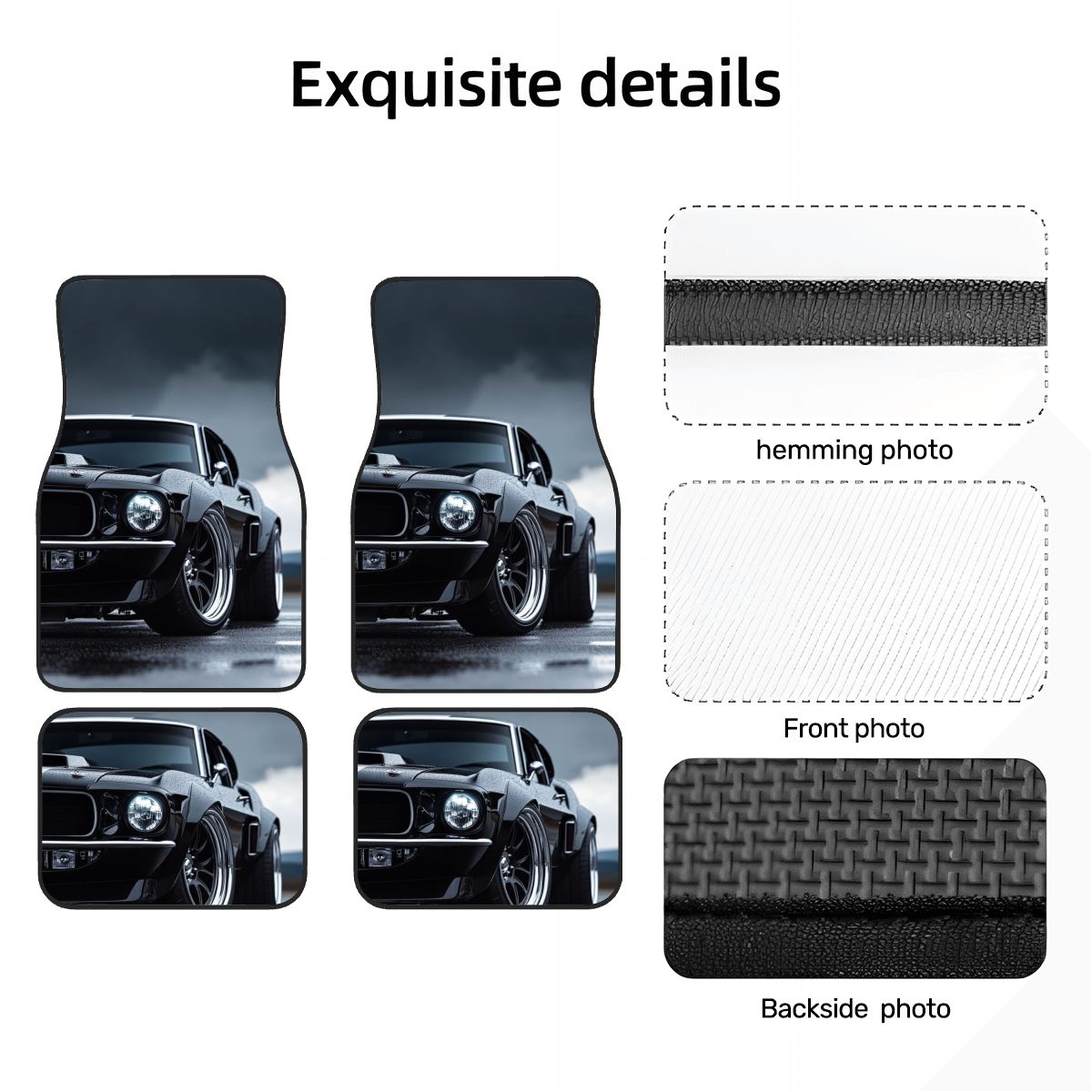American Muscle Inspired Automotive Floor Mats