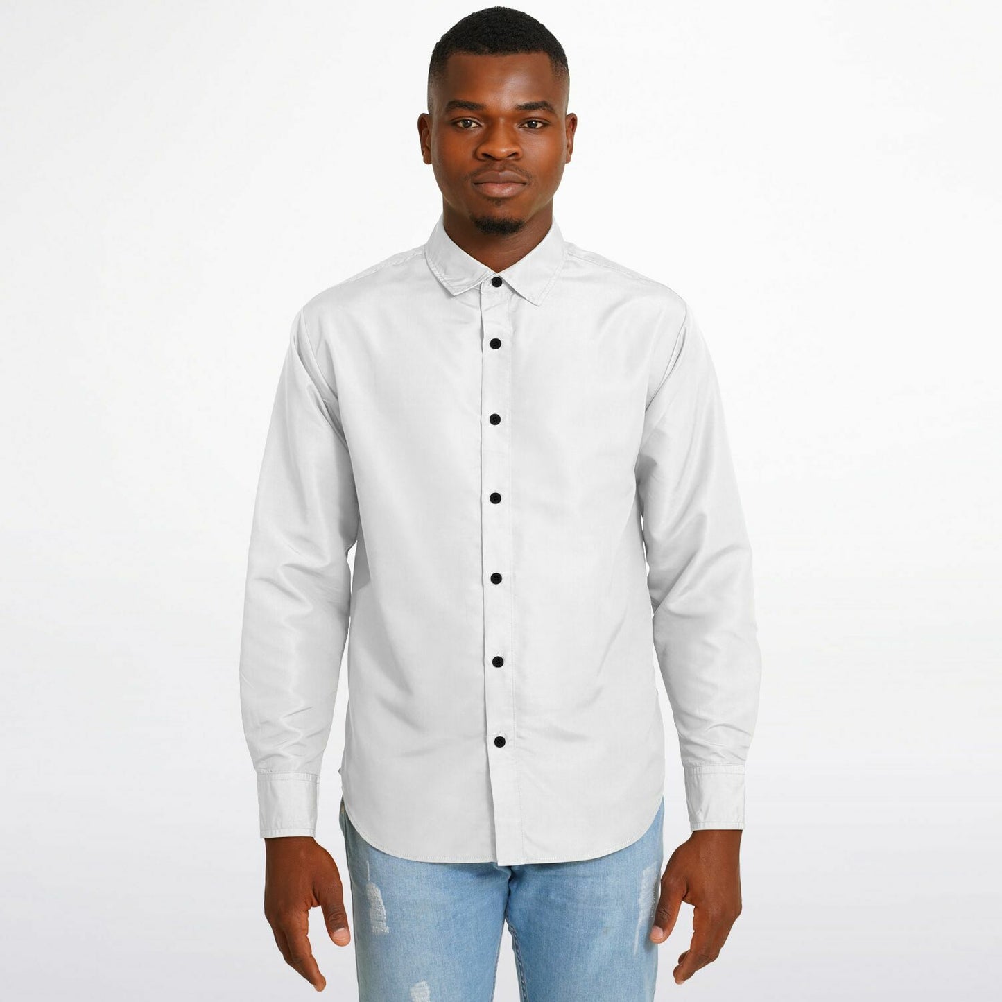 Japanese 911 Inspired Long Sleeve Button Down Shirt - AOP