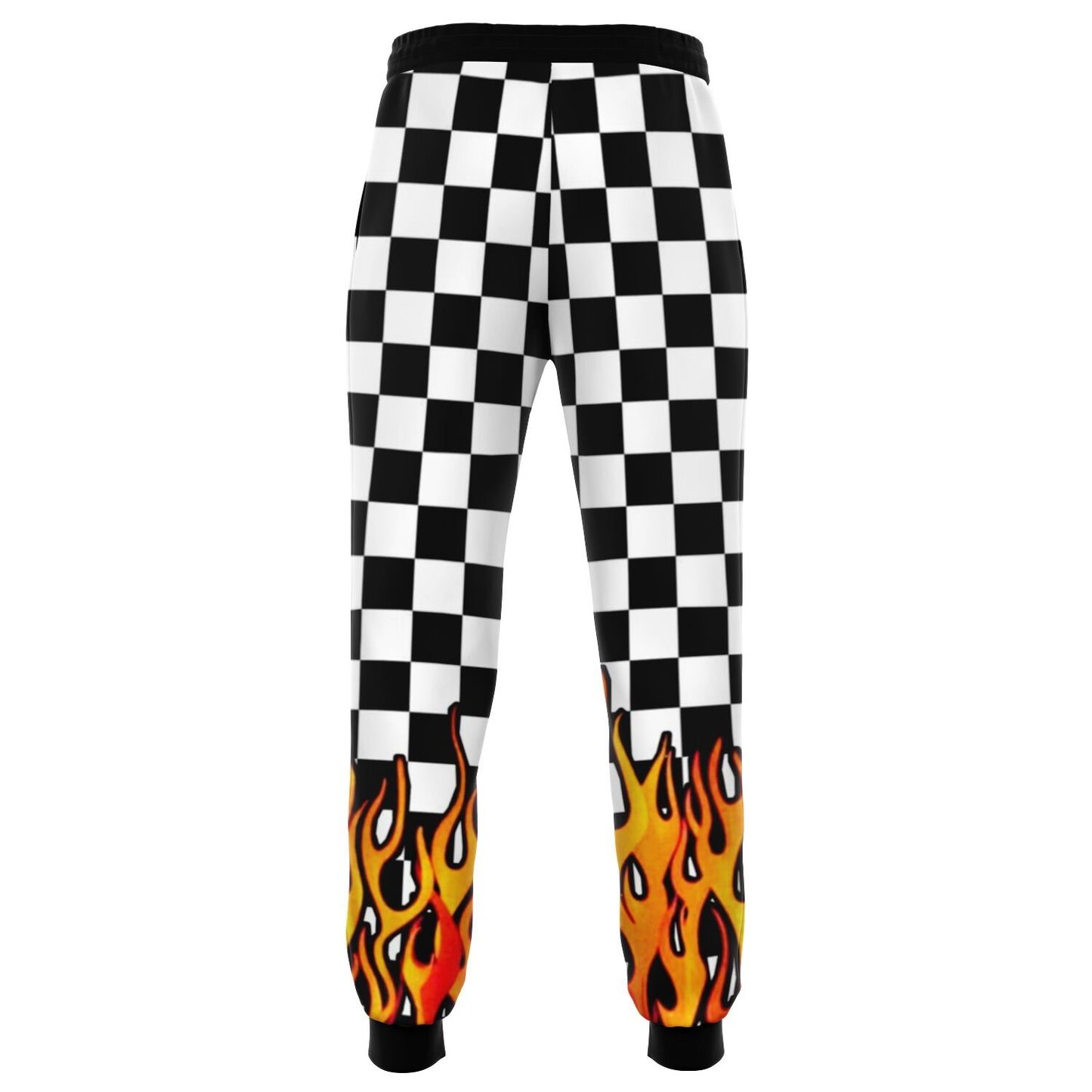 Checkered Flames Fashion Sweatpants