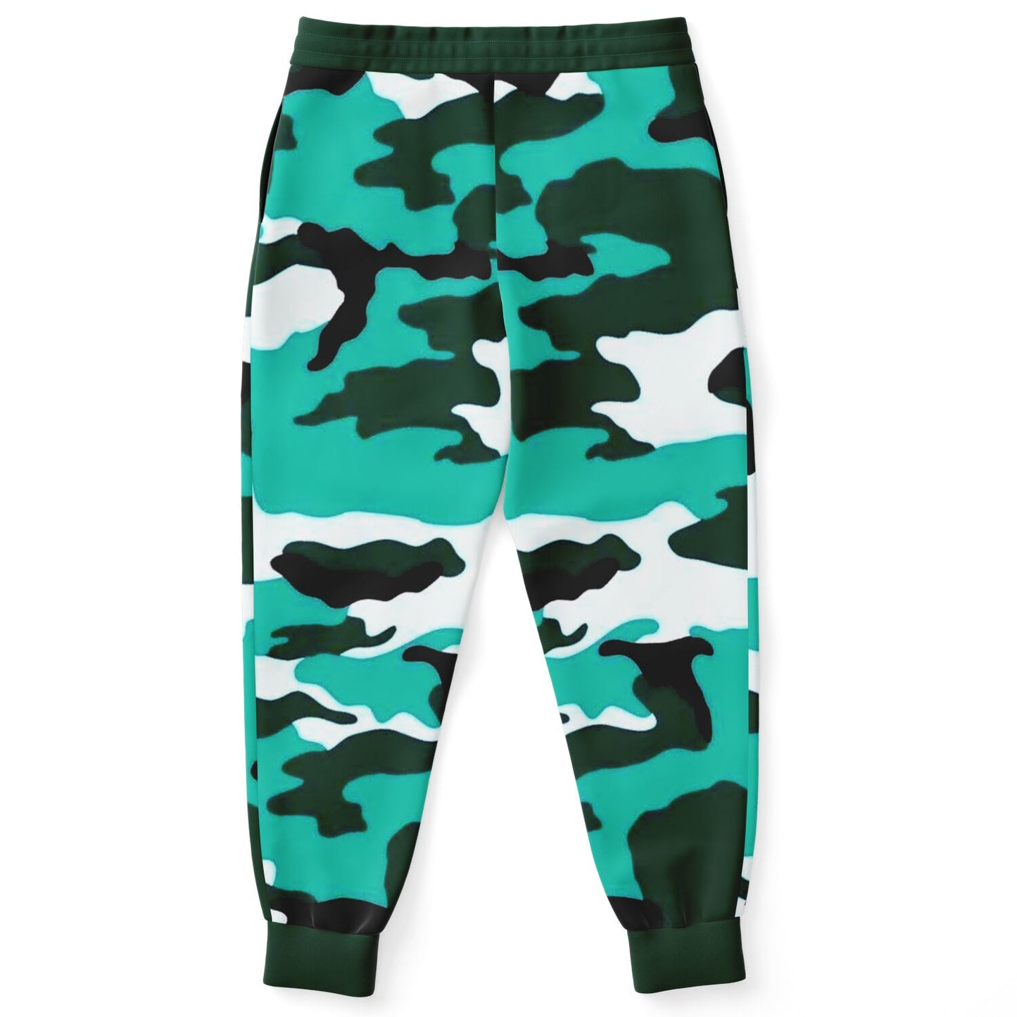 Turquoise Camo Pattern Fashion Jogger