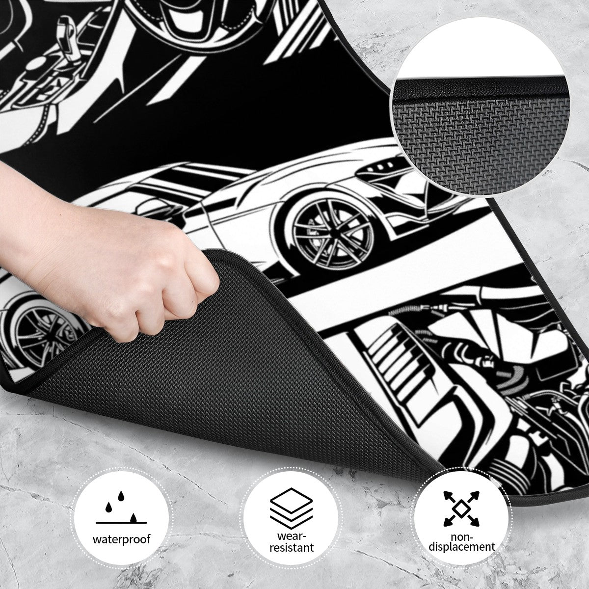 MKV Supra Illustration Automotive Floor Mats