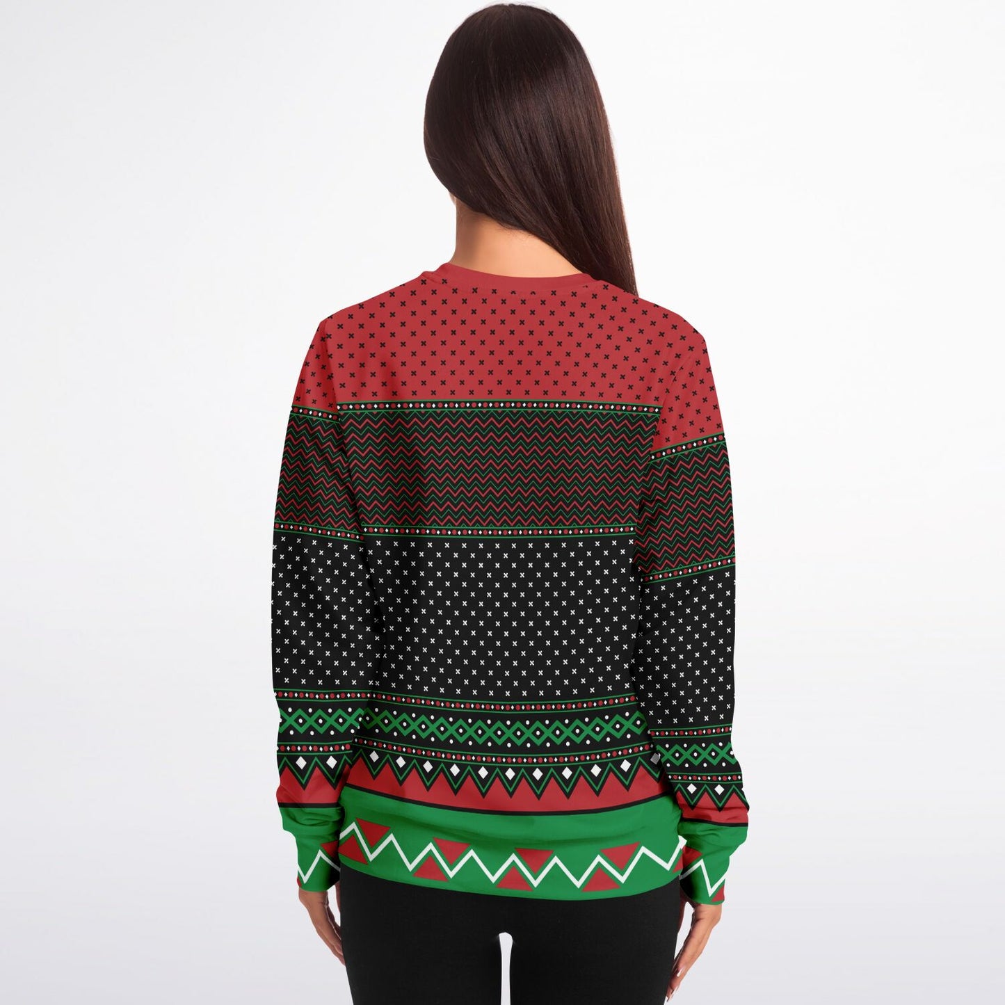 Ask Your Mom If I'm Real Funny Santa Sweatshirt