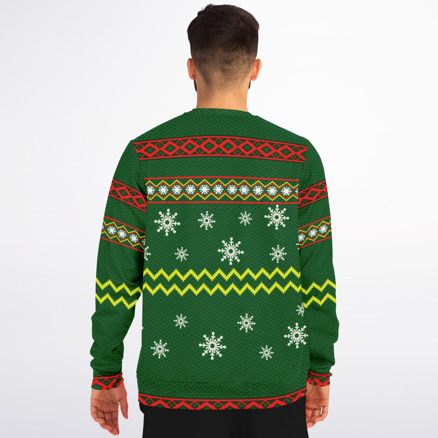 “Nice Until Proven Naughty” Santa Christmas Sweatshirt