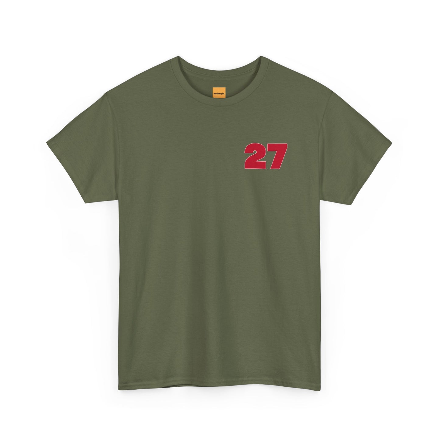 Personalized Racing Team Jersey Inspired Heavy Cotton Tee
