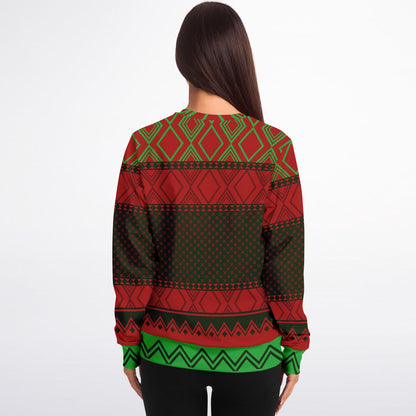Tech Support Funny Ugly Holiday Printed Sweatshirt