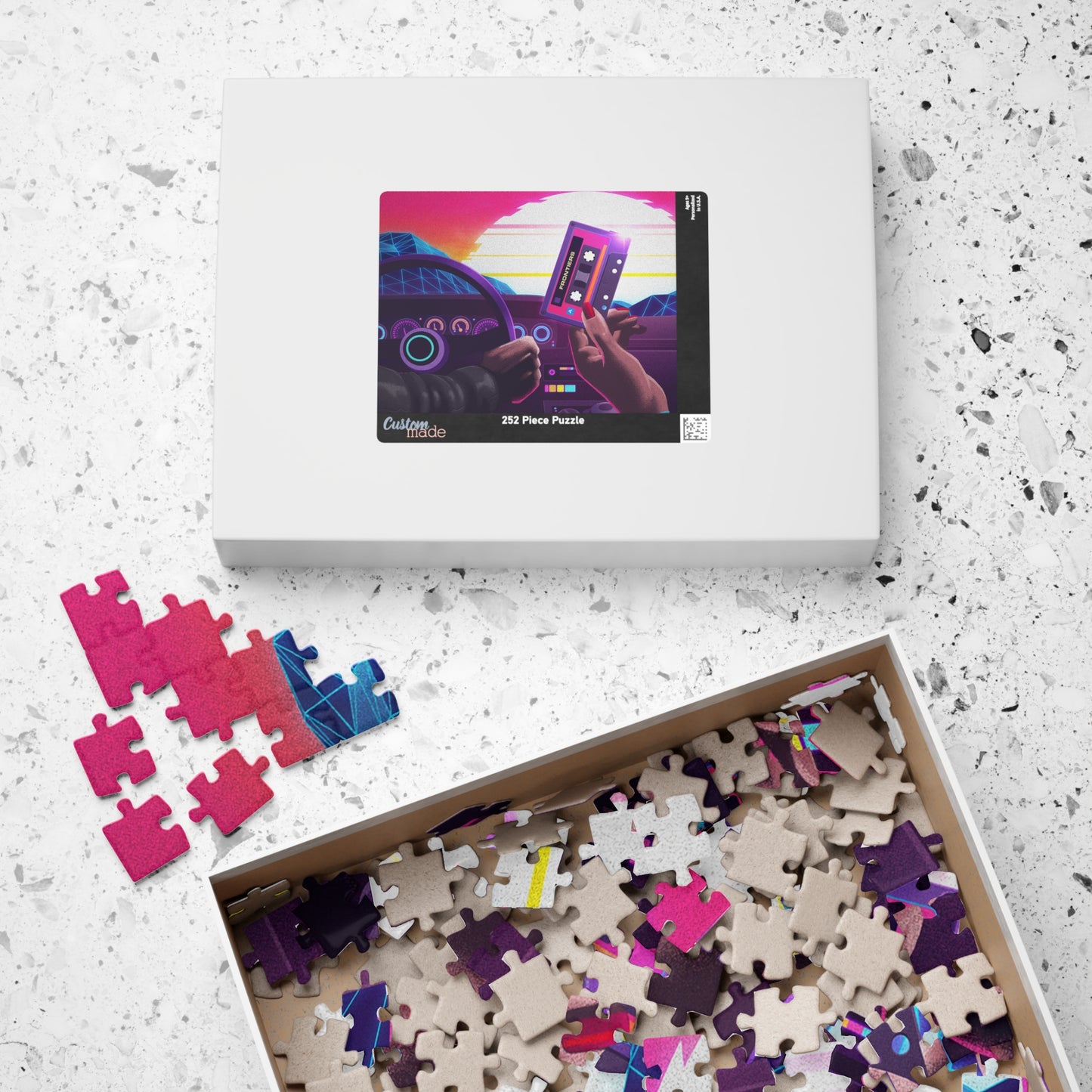 Retro Car Cabin Art Jigsaw Puzzle [110, 252, 520, or 1014 pieces]