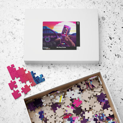 Retro Car Cabin Art Jigsaw Puzzle [110, 252, 520, or 1014 pieces]
