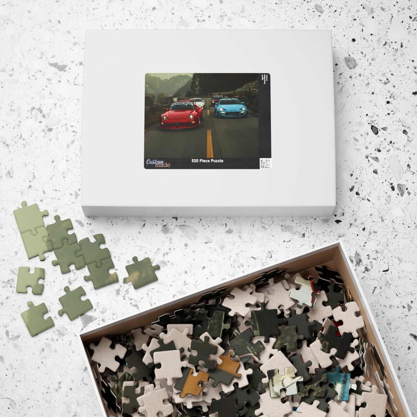 Car Lineup Jigsaw Puzzle [110, 252, 520, or 1014 pieces]