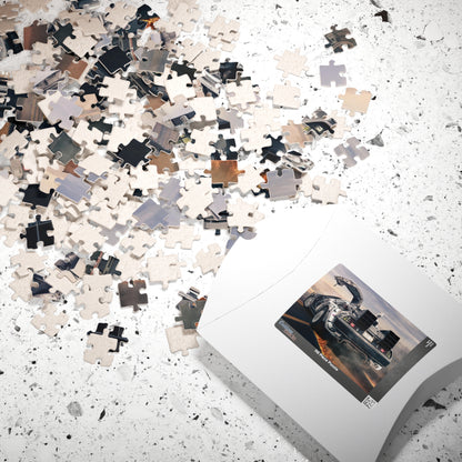 BTTF Delorean Jigsaw Puzzle [110, 252, 520, or 1014 pieces]