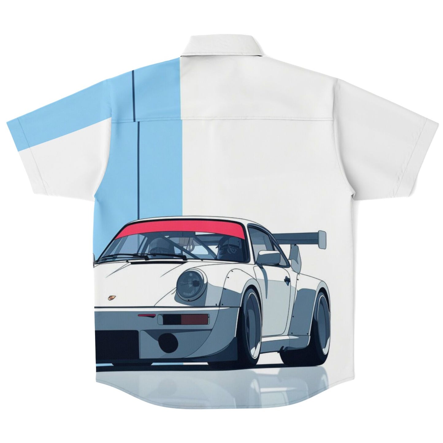 RWB Turbo S Short Sleeve Button Down Shirt - AOP