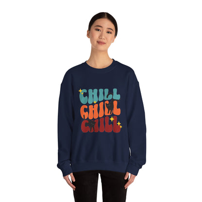 Chill Cat Unisex Heavy Blend™ Crewneck Sweatshirt