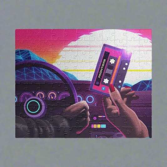 Retro Car Cabin Art Jigsaw Puzzle [110, 252, 520, or 1014 pieces]