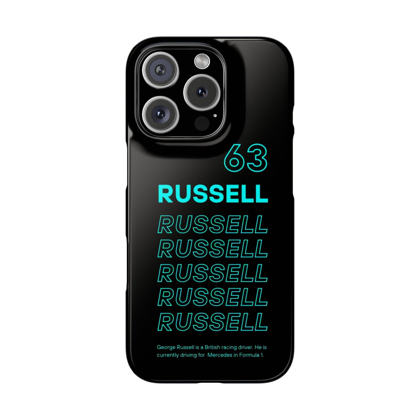 Russell 63 F1 Snap Case