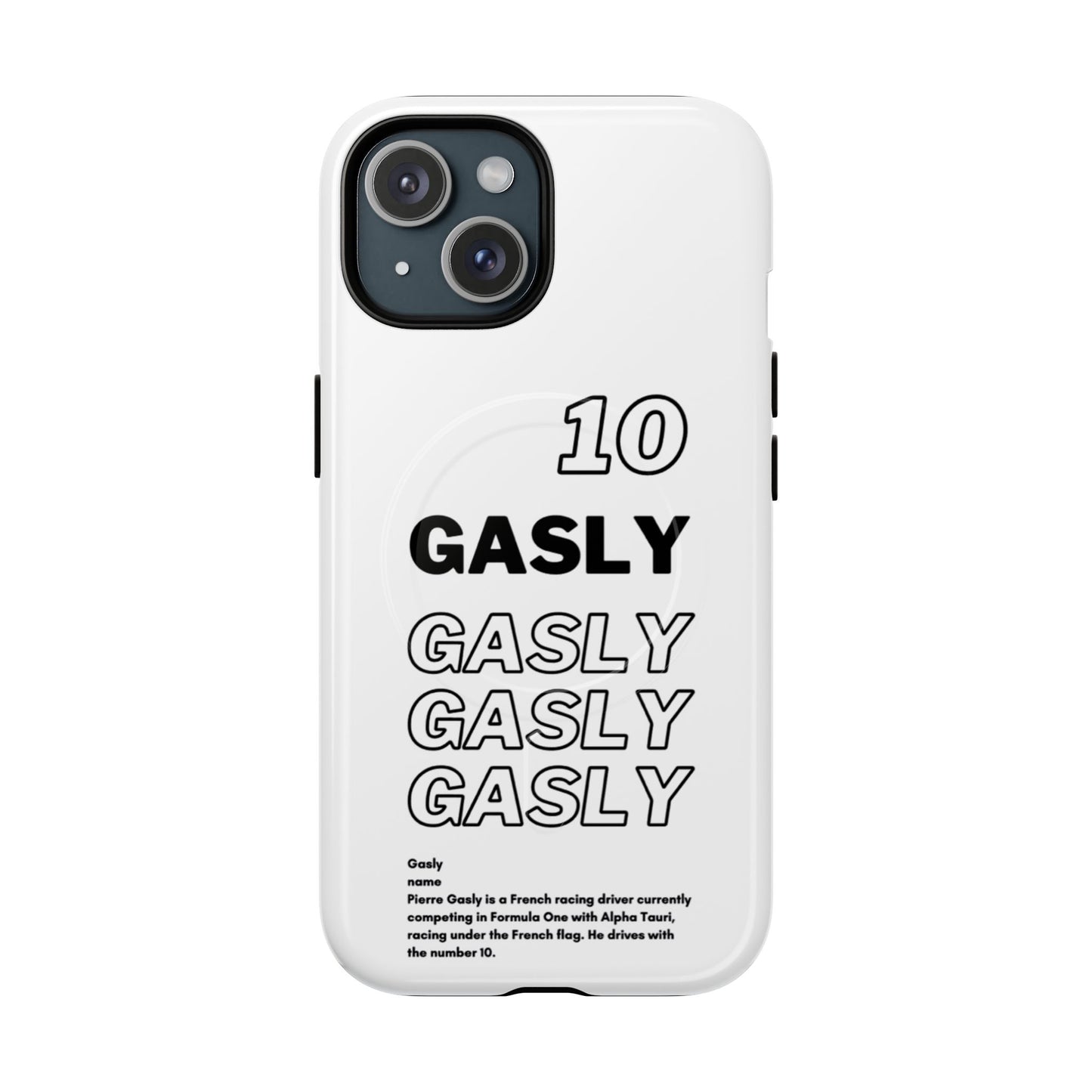 Gasly 10 F1 Tough Magnetic Cases