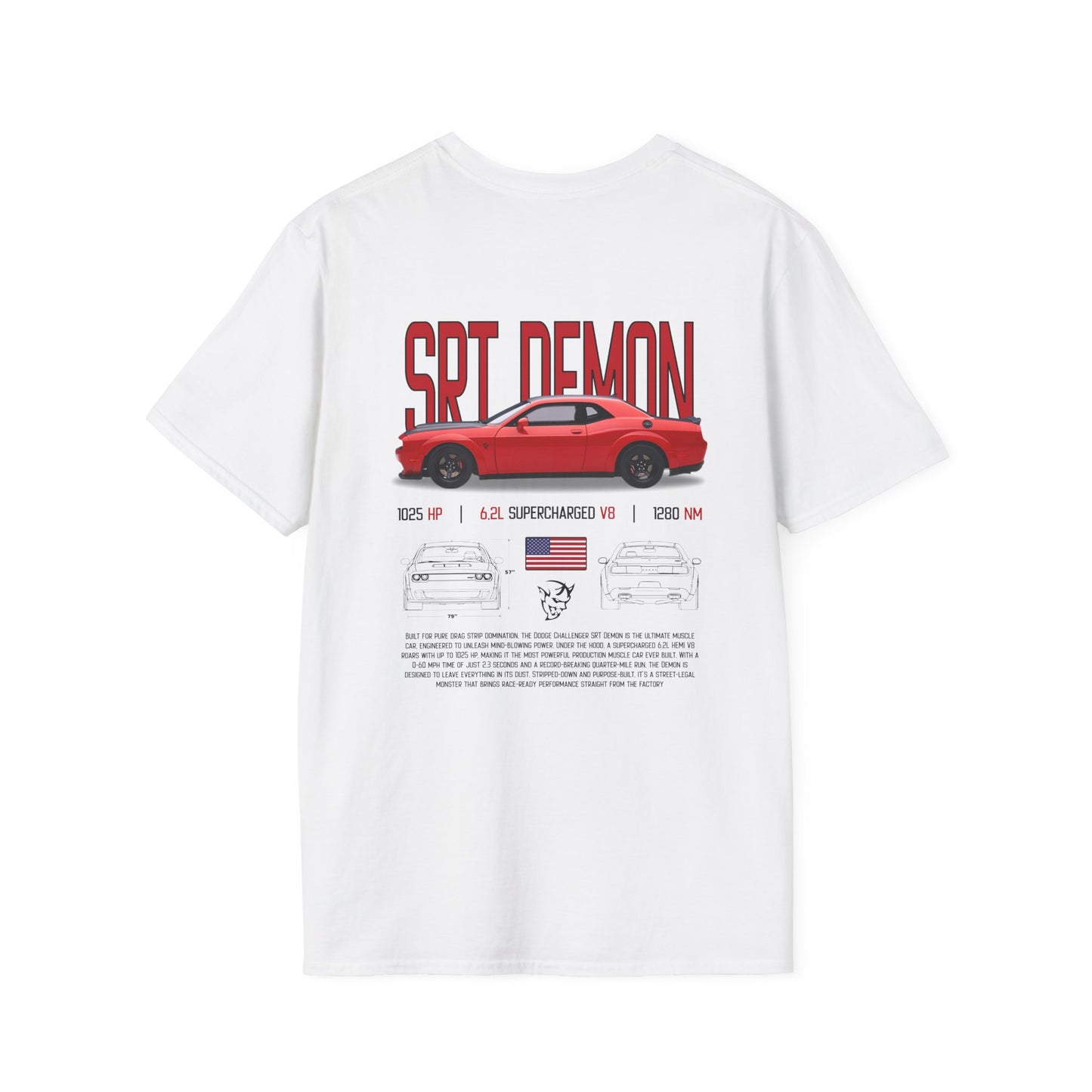 SRT Demon Poster Style T-Shirt