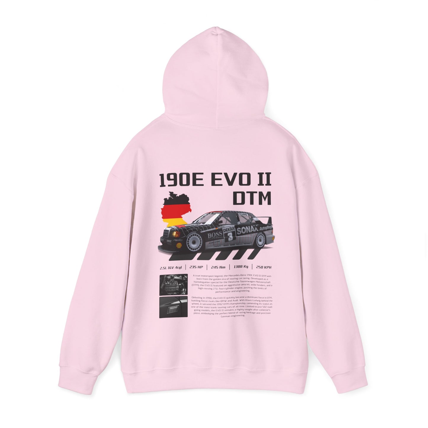 DTM 190E EVO II Poster Style Hoodie