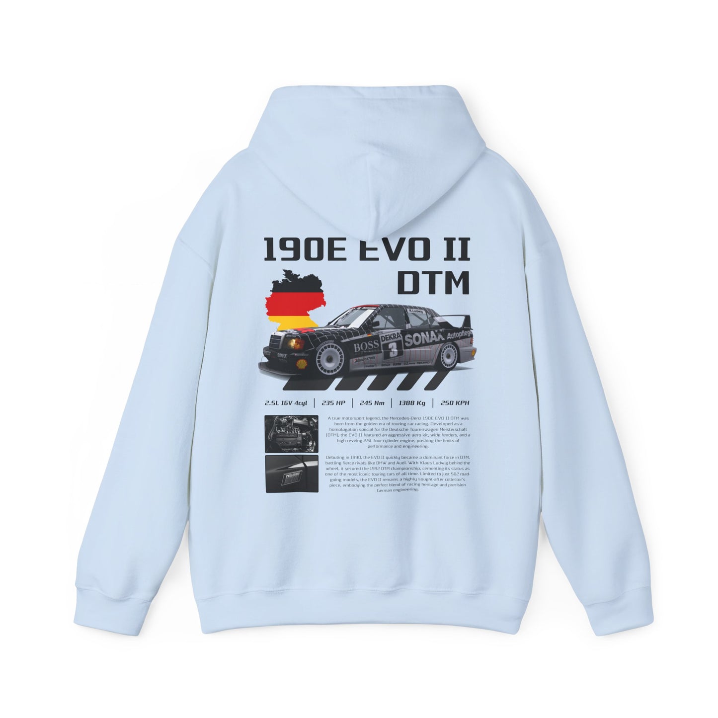 DTM 190E EVO II Poster Style Hoodie