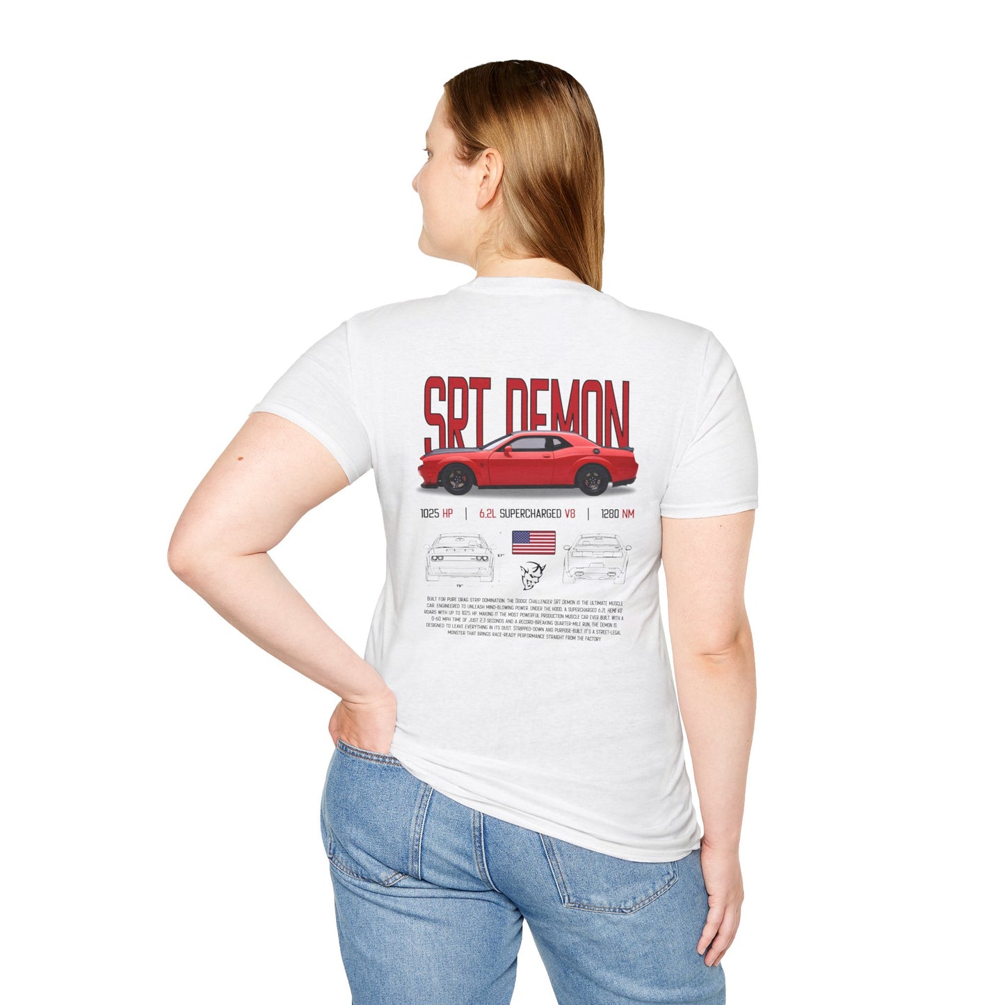 SRT Demon Poster Style T-Shirt