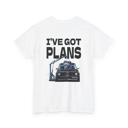 I've Got Plans Car Enthusiasts Heavy Cotton Tee