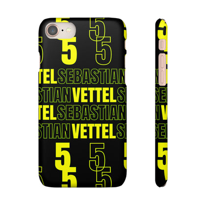 Sebastian Vettel 5 Snap Cases