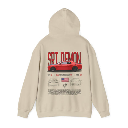SRT Demon Poster Style Hoodie