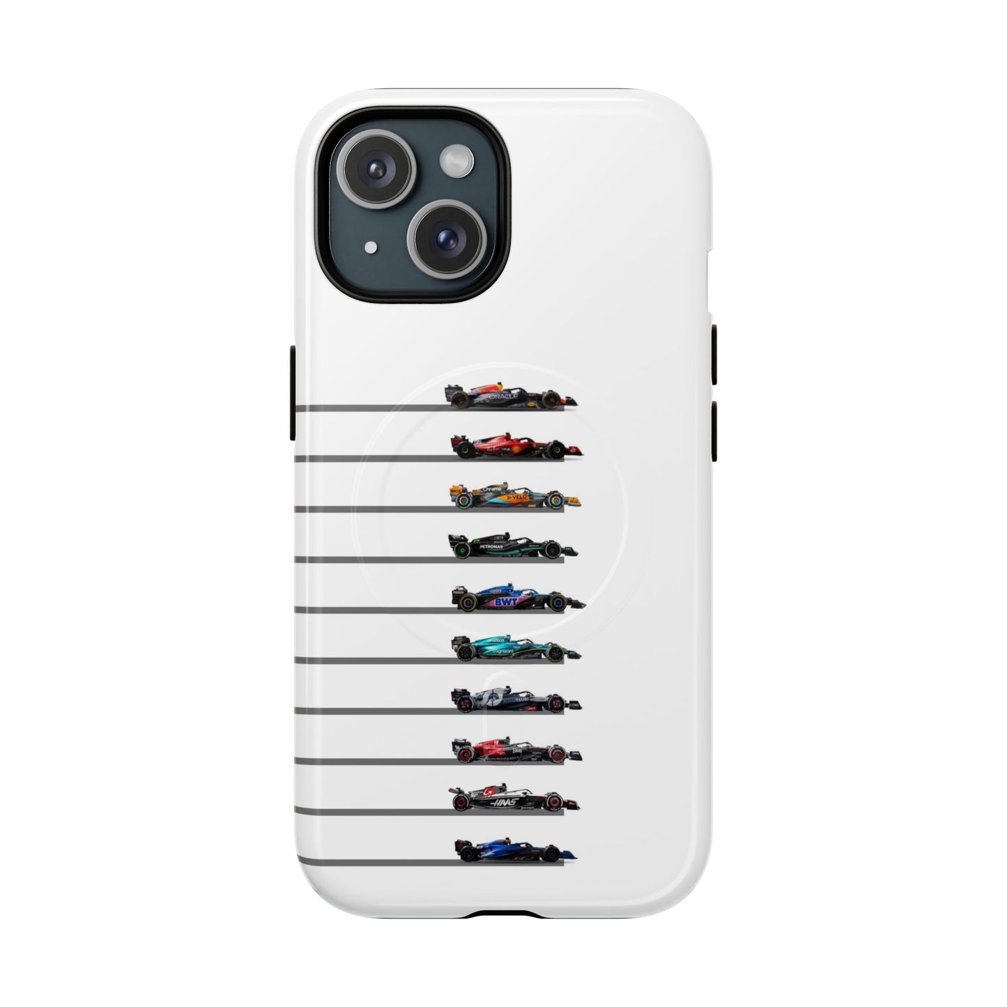F1 Cars Line-up Tough Magnetic Case
