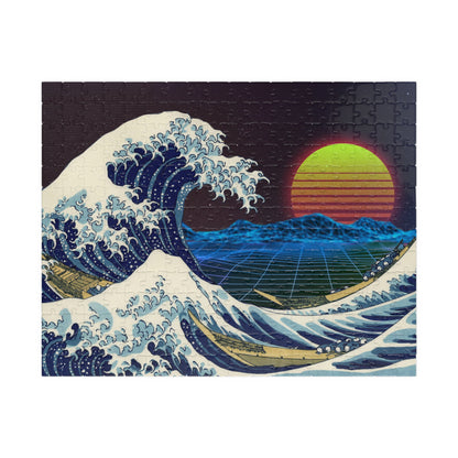 Retrowave Jigsaw Puzzle [110, 252, 520, or 1014 pieces]