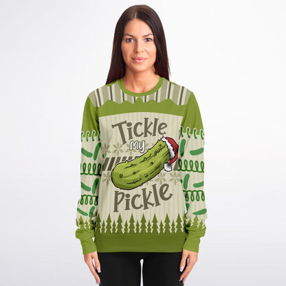 Tickle My Pickle Funny Holiday Sweatshirt