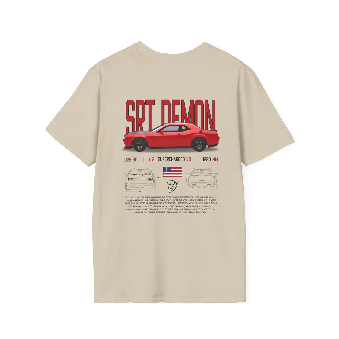 SRT Demon Poster Style T-Shirt