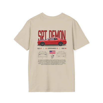 SRT Demon Poster Style T-Shirt