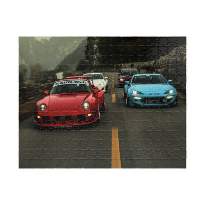 Car Lineup Jigsaw Puzzle [110, 252, 520, or 1014 pieces]