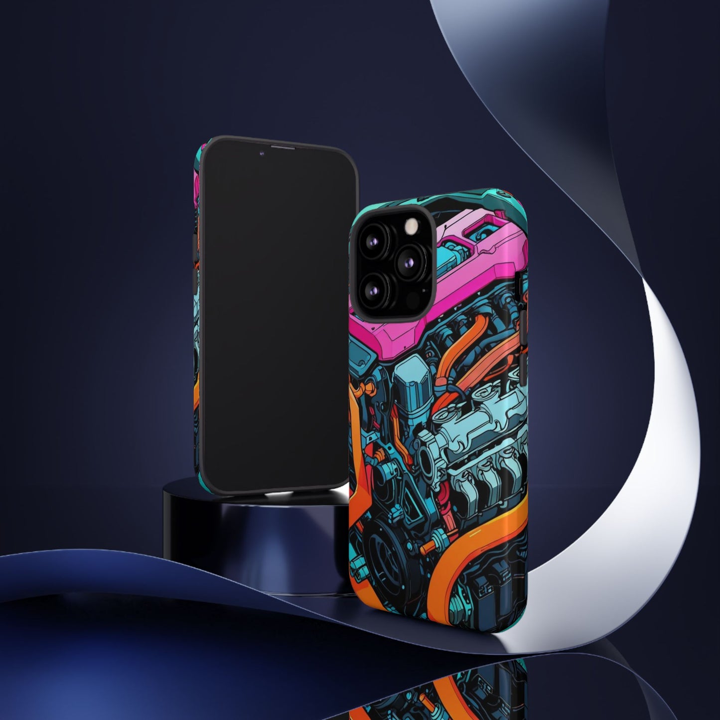 Engine Illustration Tough Phone Case