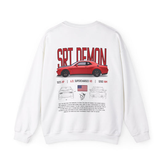 SRT Demon Poster Style Crewneck Sweatshirt