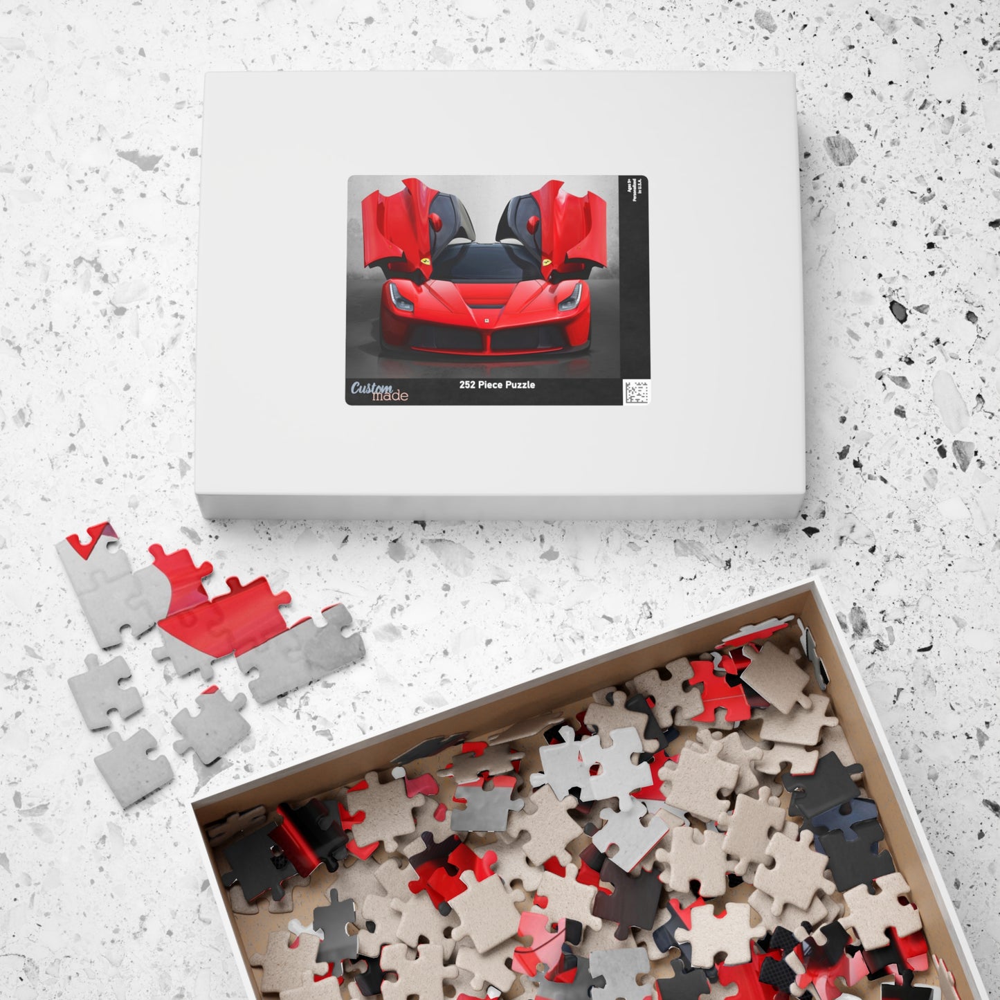 Laferrari Supercar Jigsaw Puzzle [110, 252, 520, or 1014 pieces]