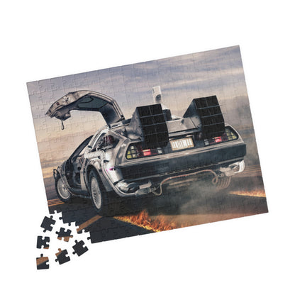 BTTF Delorean Jigsaw Puzzle [110, 252, 520, or 1014 pieces]