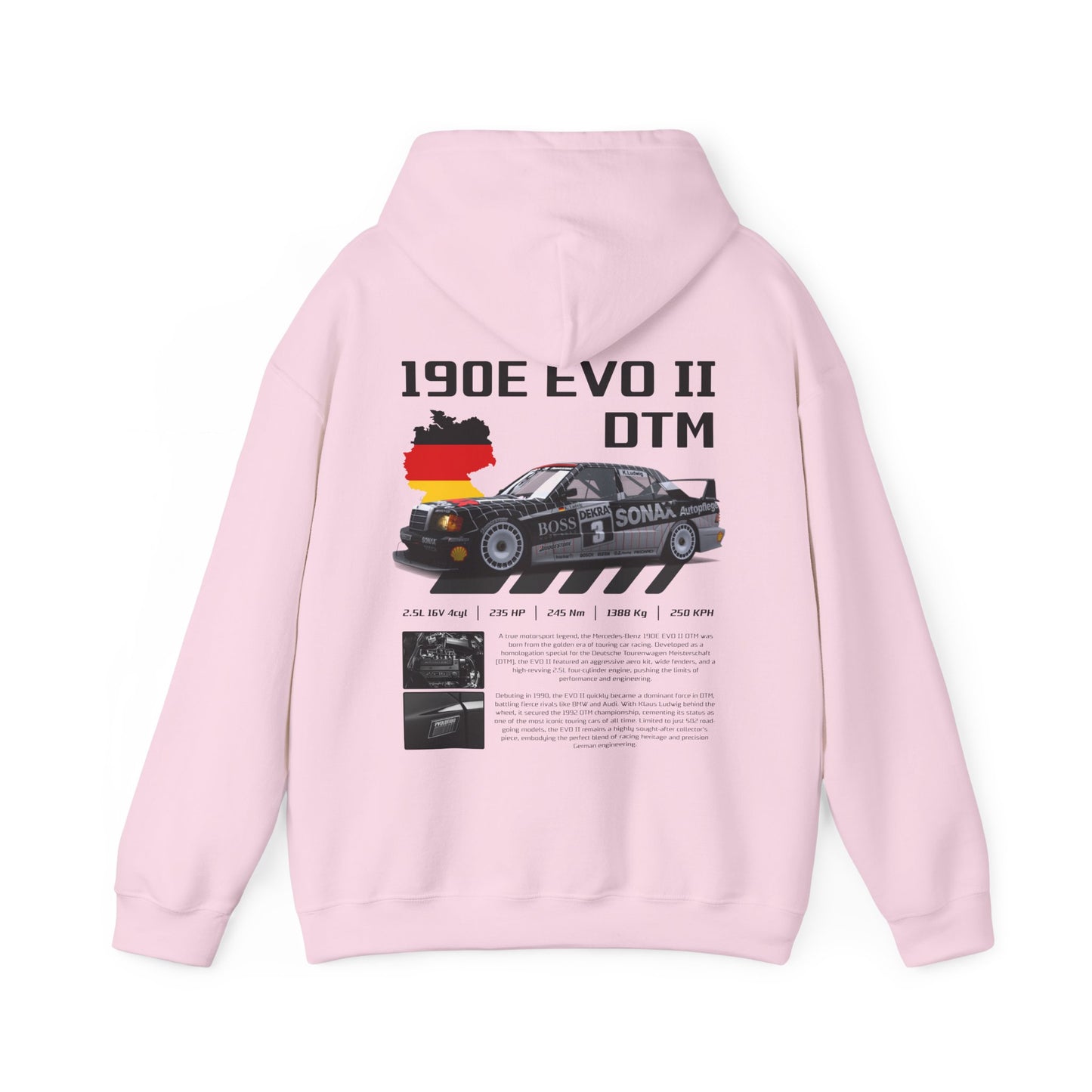 DTM 190E EVO II Poster Style Hoodie