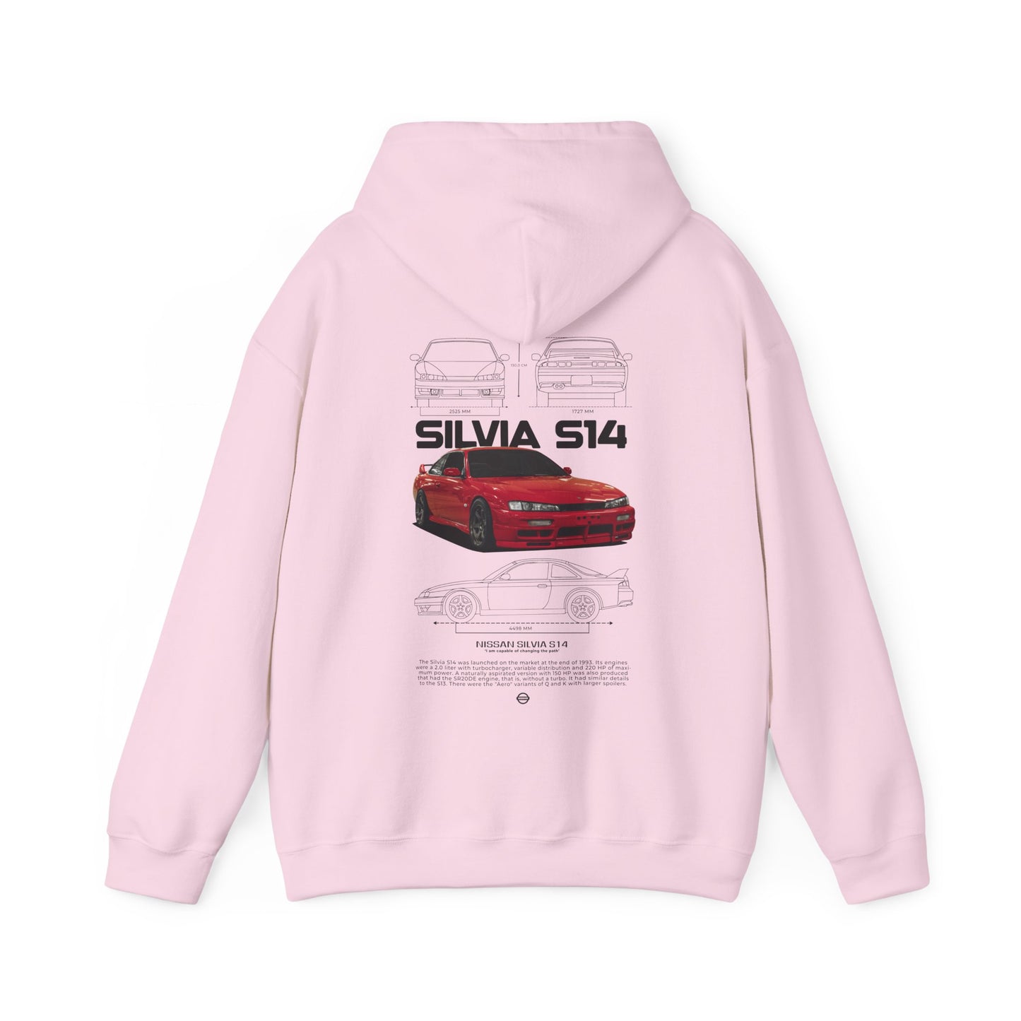 Silvia S14 Poster Style Hoodie