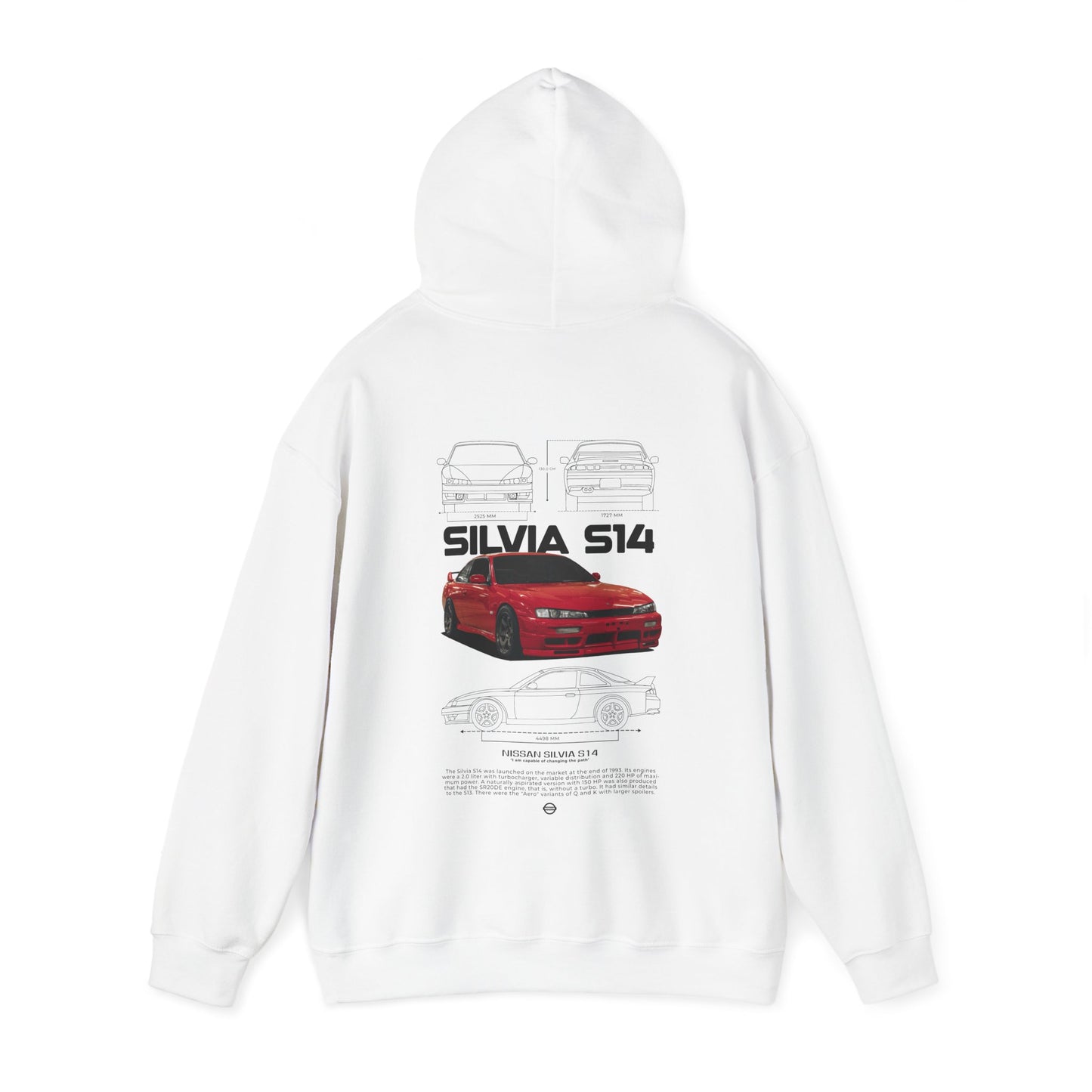 Silvia S14 Poster Style Hoodie