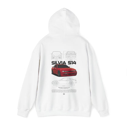 Silvia S14 Poster Style Hoodie