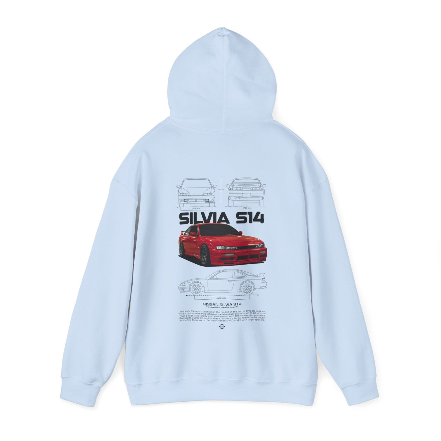 Silvia S14 Poster Style Hoodie