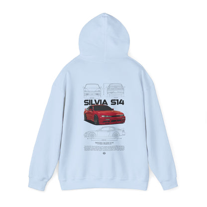 Silvia S14 Poster Style Hoodie