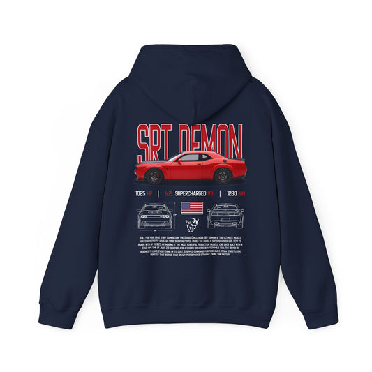 SRT Demon Poster Style Hoodie