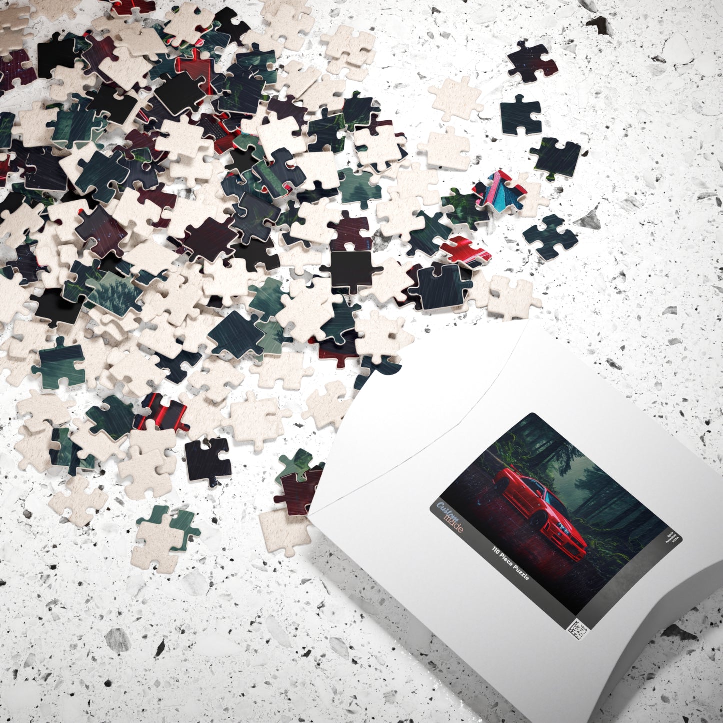 GTR R34 in the Rain Jigsaw Puzzle [110, 252, 520, or 1014 pieces]