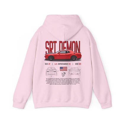 SRT Demon Poster Style Hoodie