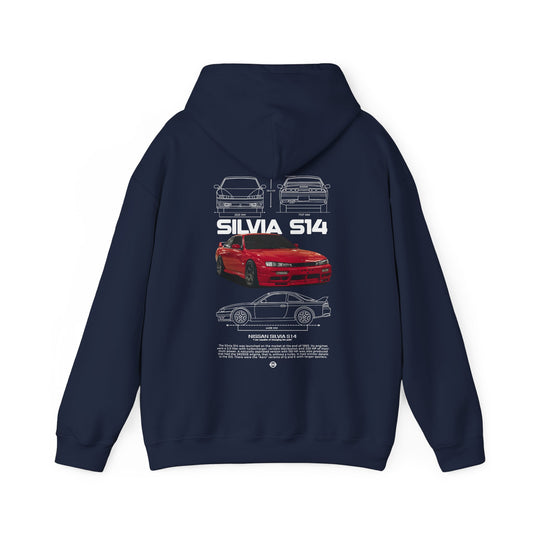 Silvia S14 Poster Style Hoodie