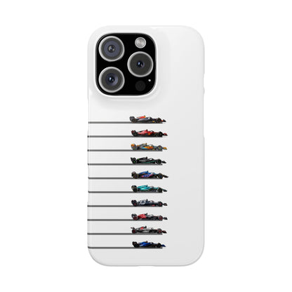 F1 Cars Line-up Snap Case